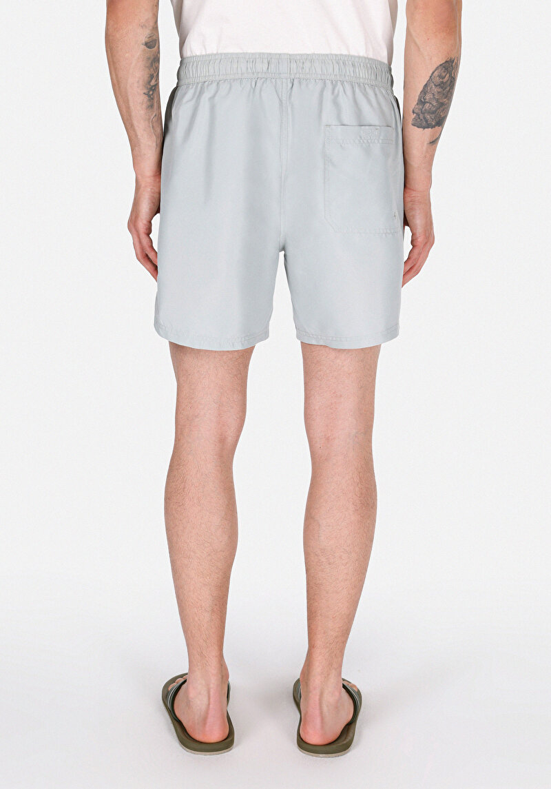 Afișați detalii pentru Pantaloni Scurți De Baie Verzi Pentru Bărbați Slim Fit Straight