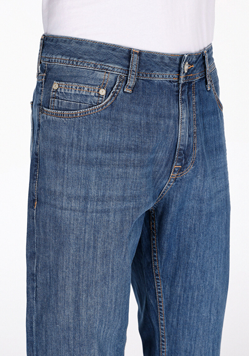 Afișați detalii pentru Blugi Din Denim Pentru Bărbați Regular Fit