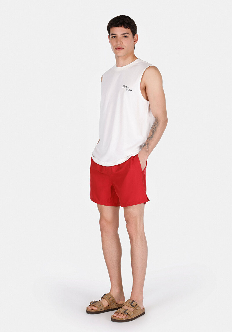 Afișați detalii pentru Maiou Alb Pentru Bărbați Regular Fit