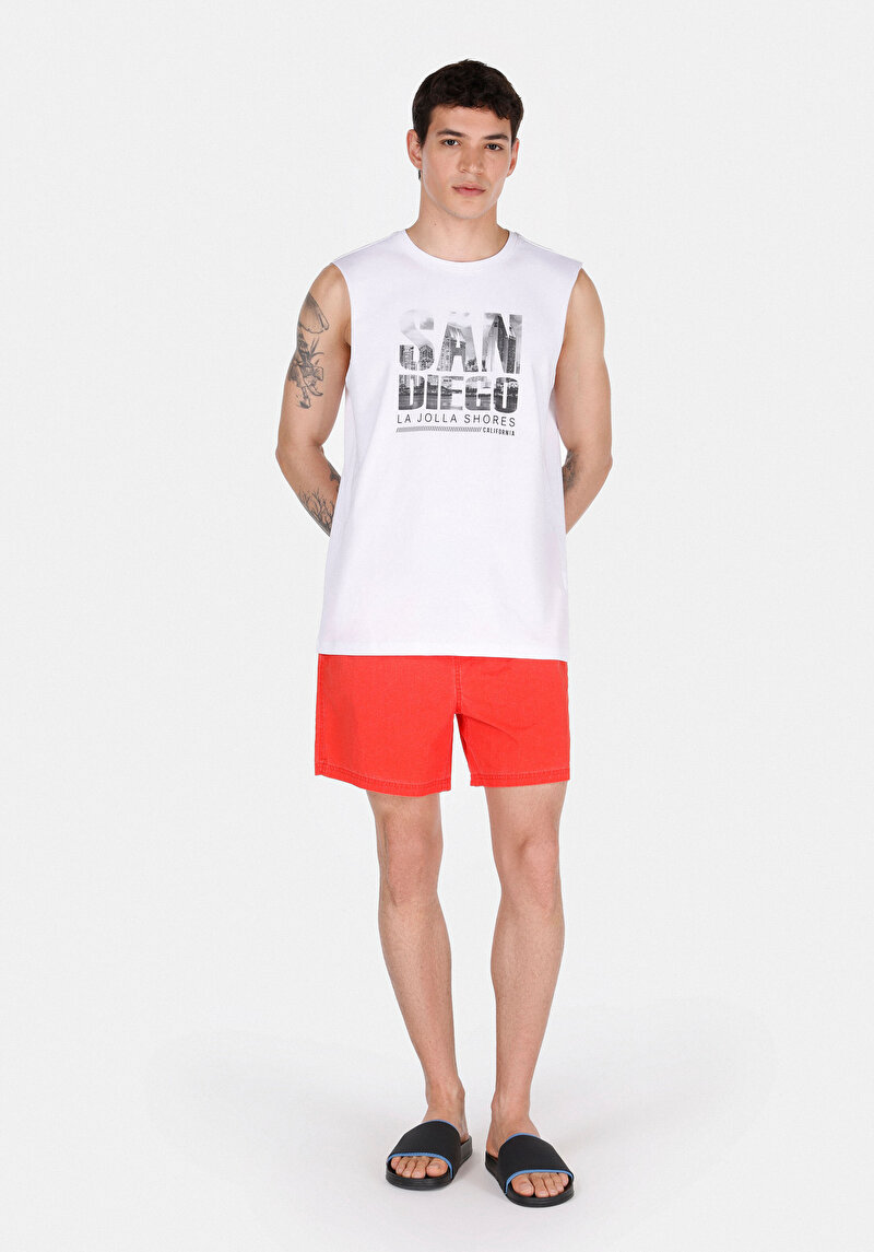 Imagine a Short De Plaja De Barbati Coral Slim Fit  Cl1074688