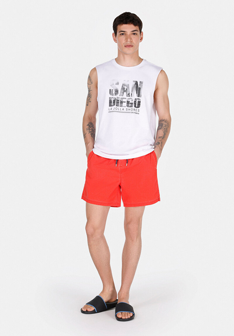 Imagine a Short De Plaja De Barbati Coral Slim Fit Cl1074688