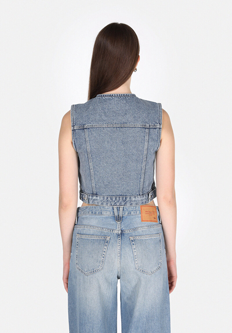 Afișați detalii pentru Vesta De Dama Albastru Slim Fit  Cl1074989