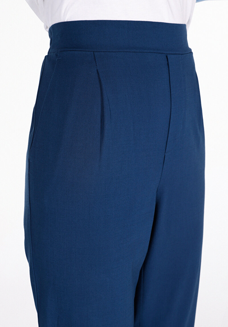 Afișați detalii pentru Pantaloni De Dama Albastru Regular Fit  Cl1068239