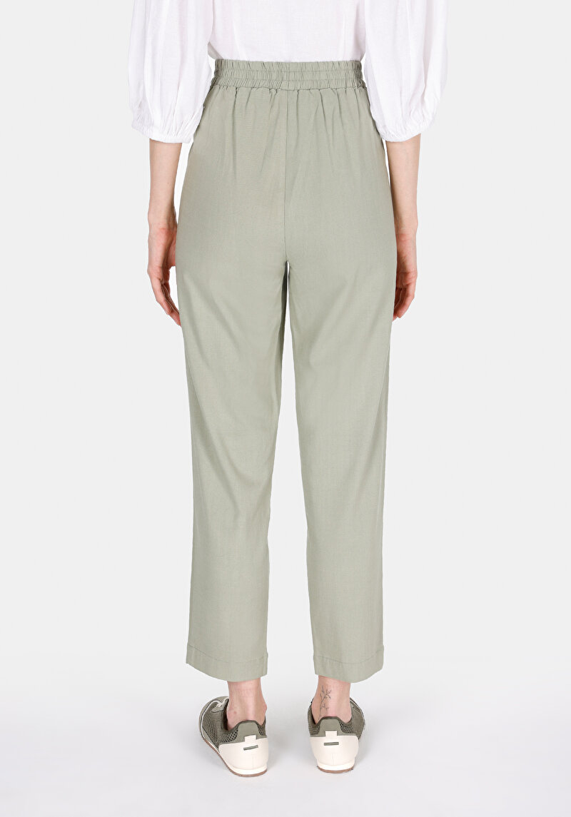 Afișați detalii pentru Pantaloni De Dama Verde Regular Fit  Cl1068239