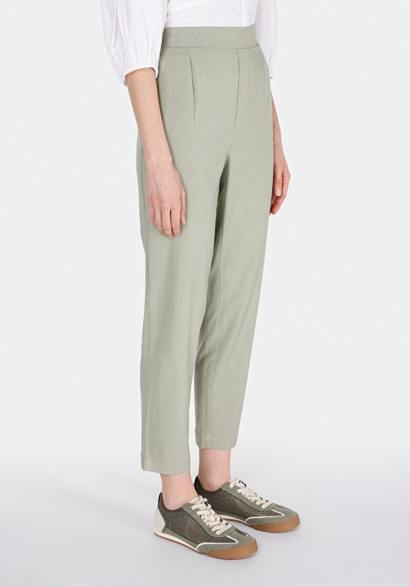 Afișați detalii pentru Pantaloni De Dama Verde Regular Fit  Cl1068239