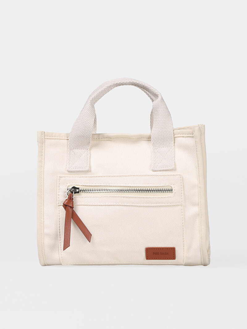 Imagine a Geantă Ecru Pentru Femei