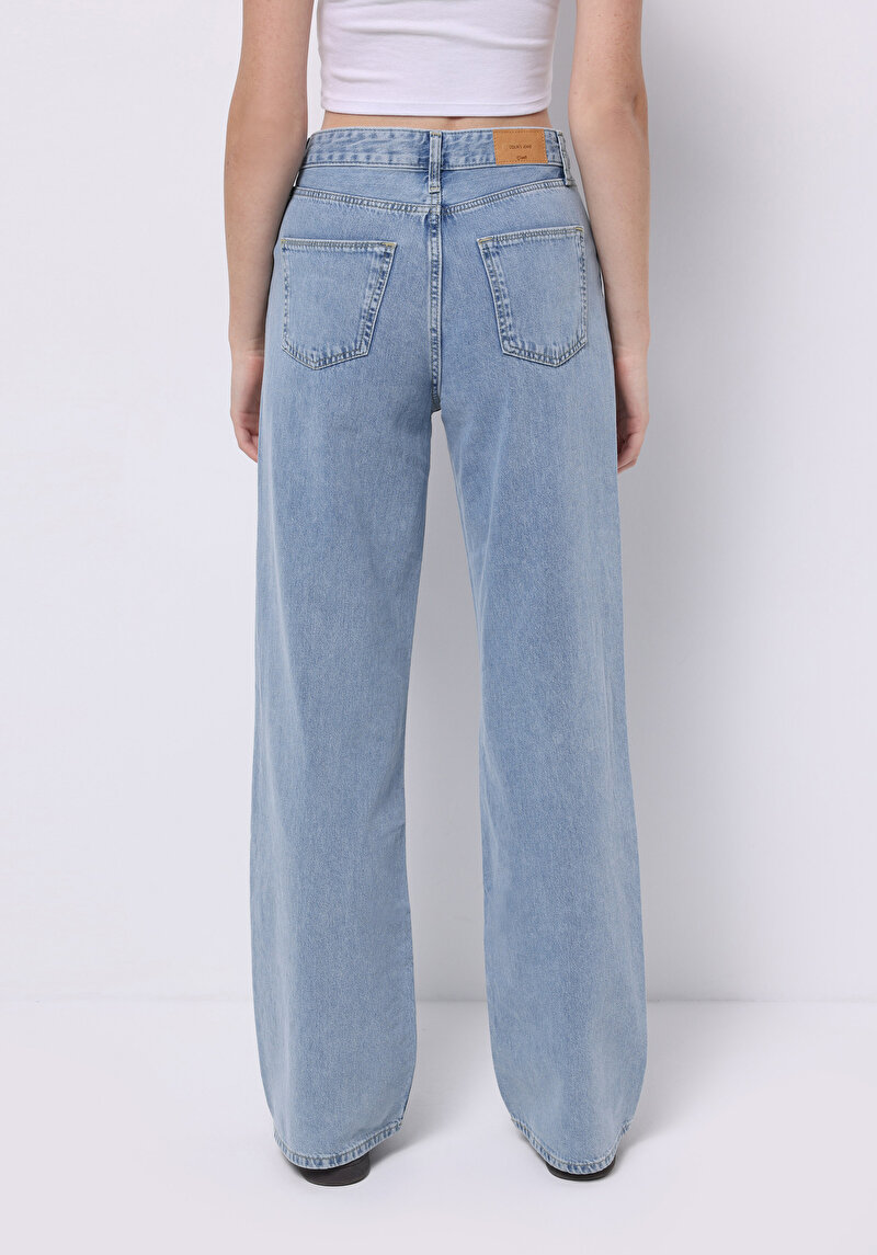 Imagine a Blugi İndigo Pentru Femei Regular Fit