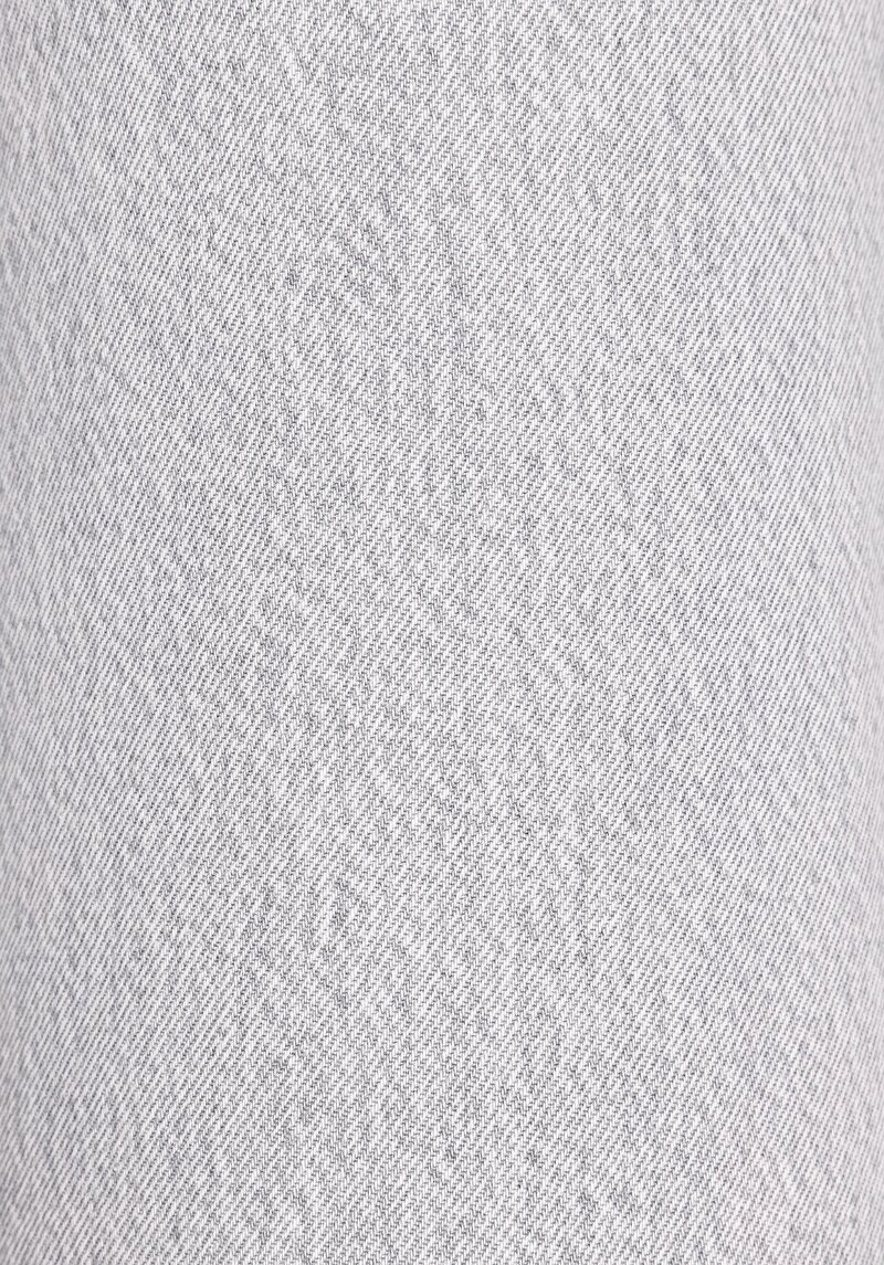 Afișați detalii pentru Regular Fit Talie Ascendentă Picior Larg Blugi Gri Pentru Femei