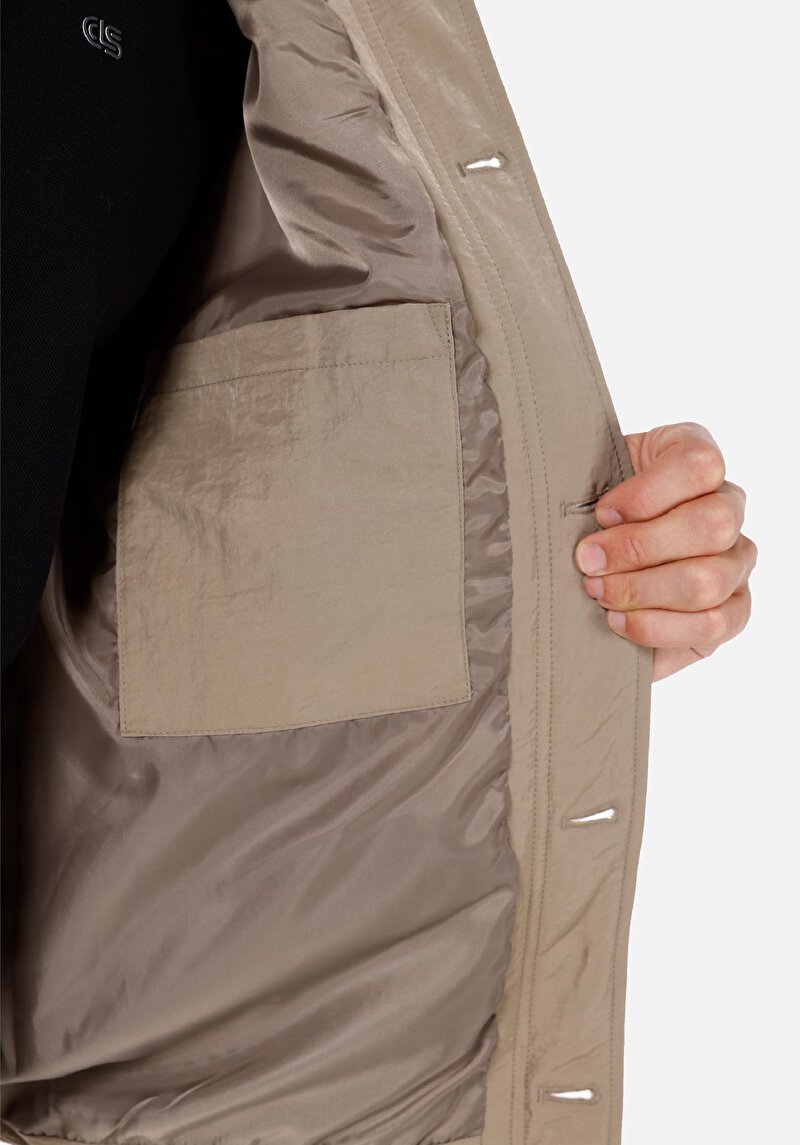 Imagine a Palton Maro Pentru Bărbați Regular Fit