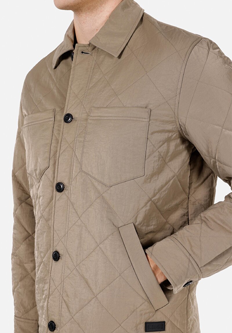 Afișați detalii pentru Palton Maro Pentru Bărbați Regular Fit