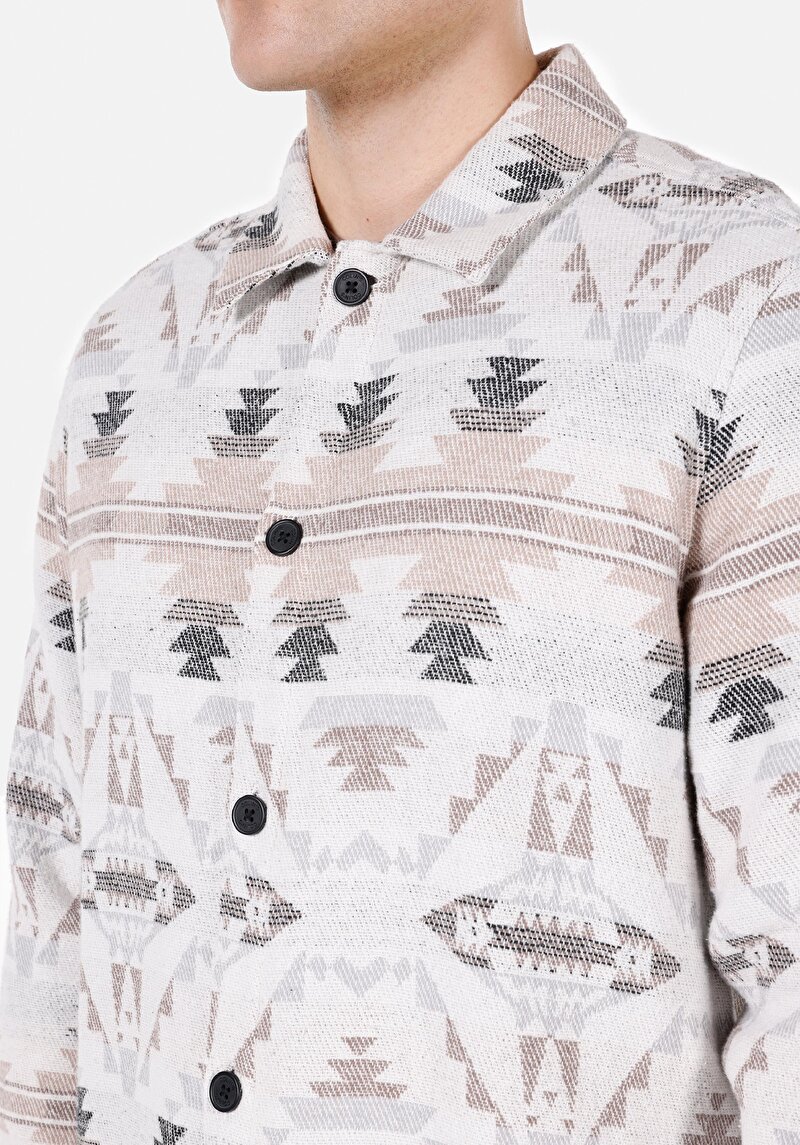 Afișați detalii pentru Jachetă De Barbati Ecru Comfort Fit  Cl1070913