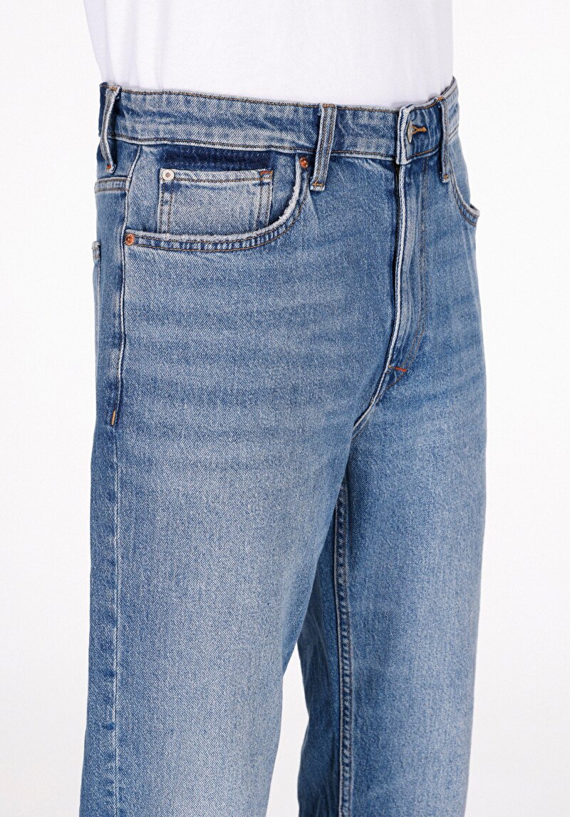 Afișați detalii pentru Pantaloni De Barbati Albastru Marin Regular Fit 047 Fit Cl1072839