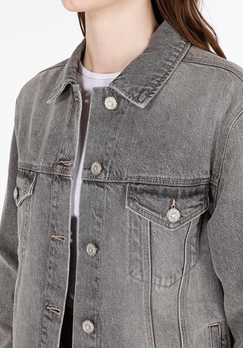 Afișați detalii pentru Jacheta De Dama Negru Regular Fit  Cl1073913