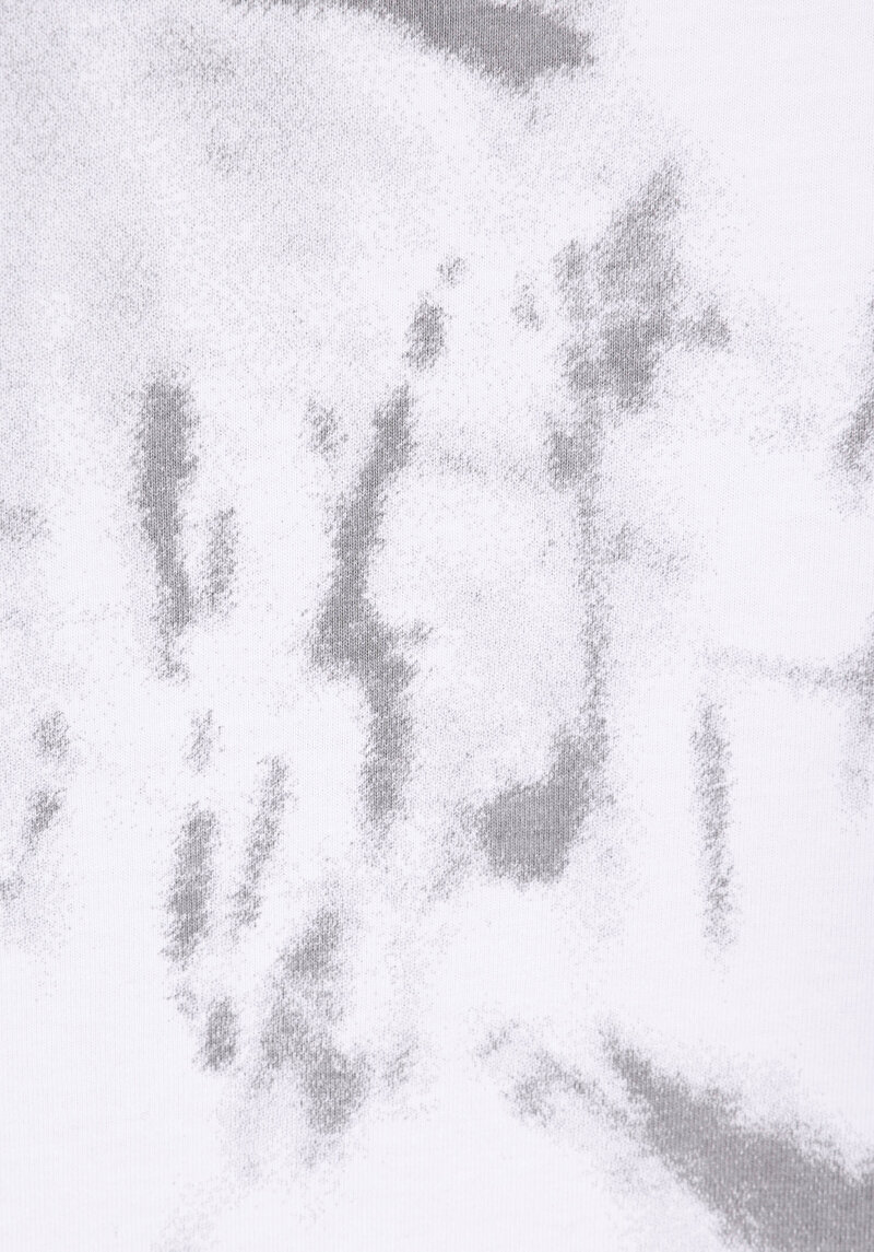 Imagine a Tricou Alb Cu Mânecă Scurtă Pentru Bărbați Comfort Fit Round Neck Printed