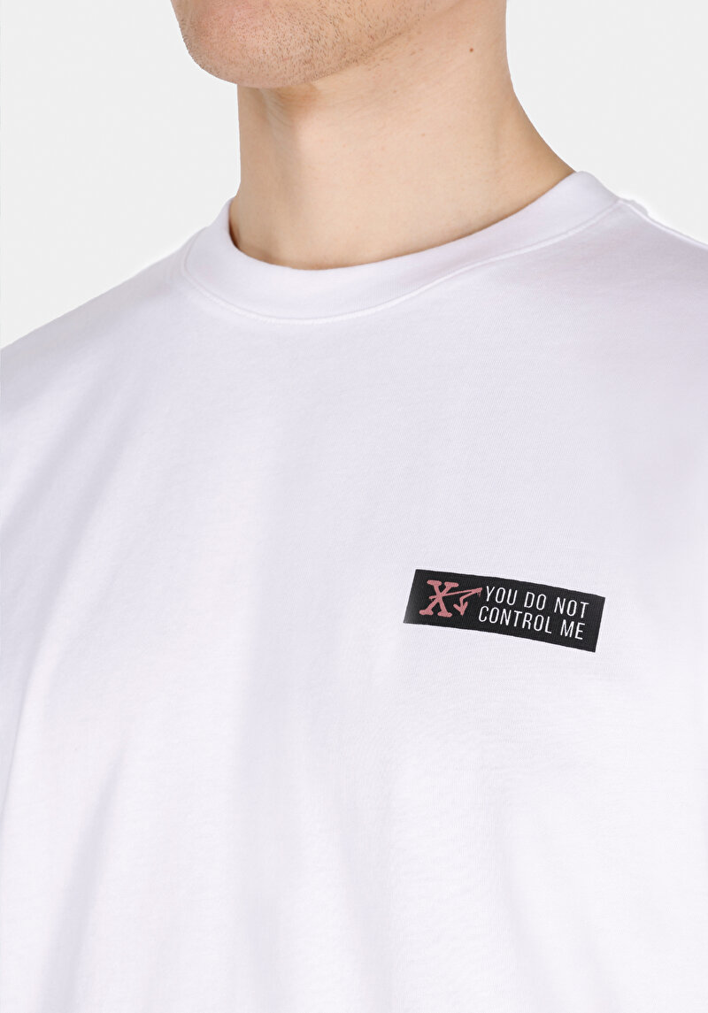 Imagine a Tricou Cu Maneca Scurta De Barbati Alb Comfort Fit Cl1073050