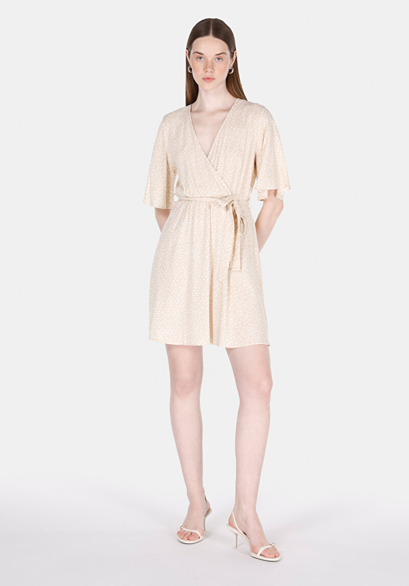 Imagine a Rochie De Dama Bej Regular Fit  Cl1073347