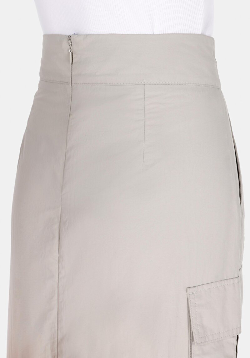 Afișați detalii pentru Maxi Lungime Dreaptă Fermoar Fustă De Piatră Pentru Femei