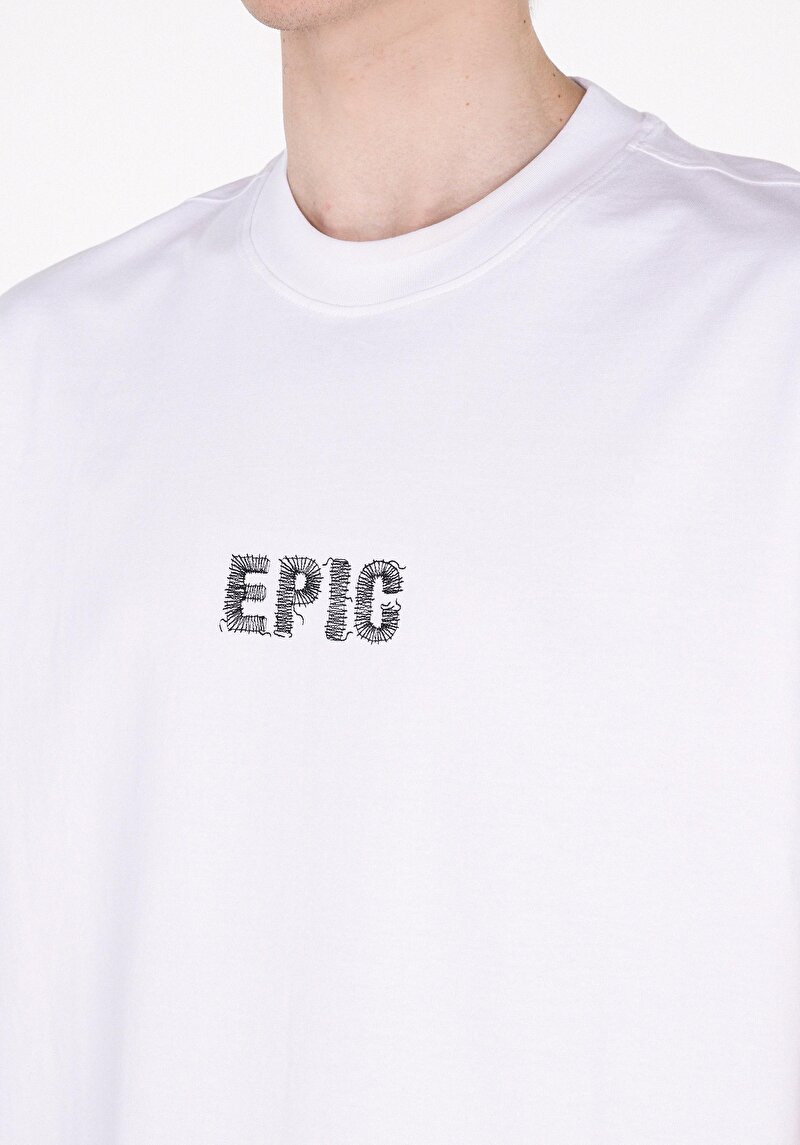 Afișați detalii pentru Tricou Cu Maneca Scurta De Barbati Alb Comfort Fit  Cl1073098