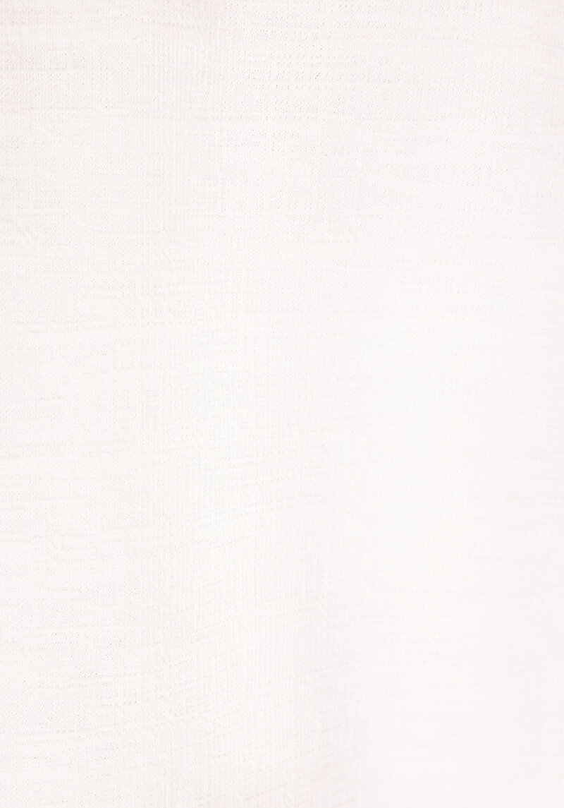 Afișați detalii pentru Regular Fit Polo Neck Jacquard Tricou Alb Cu Mânecă Scurtă Pentru Femei