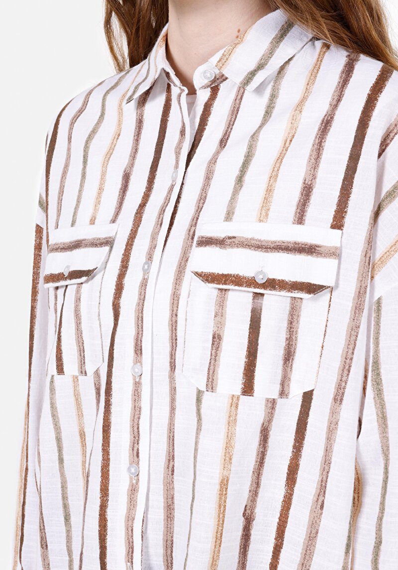 Afișați detalii pentru Camasa Cu Maneca Lunga De Dama Alb Regular Fit  Cl1071820