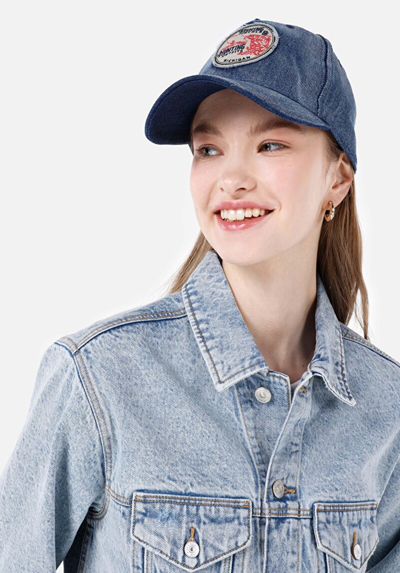 Afișați detalii pentru Jacheta De Dama Albastru Regular Fit  Cl1069243