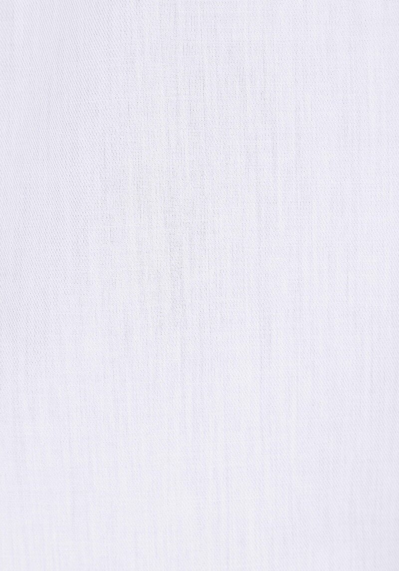 Afișați detalii pentru Regular Fit Cămașă Decolteu Drept Cămașă Albă Cu Mânecă Lungă Pentru Femei