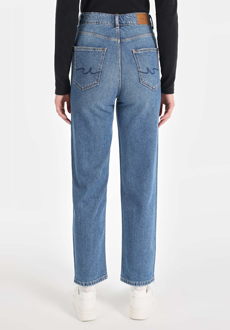 Afișați detalii pentru Pantaloni De Dama Albastru Straight Fit 884 Lauren Cl1065423