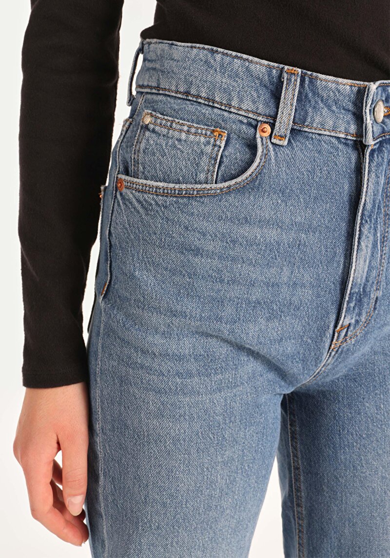 Afișați detalii pentru Pantaloni De Dama Albastru Straight Fit 884 Lauren Cl1065423