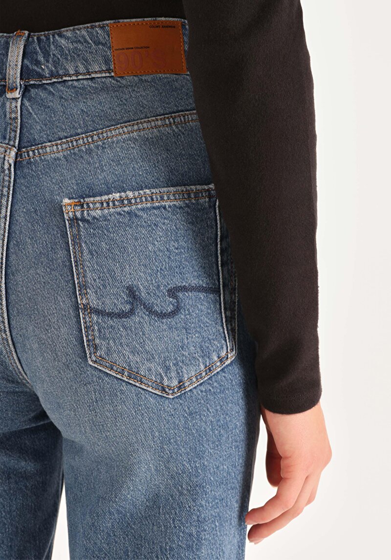 Afișați detalii pentru Pantaloni De Dama Albastru Straight Fit 884 Lauren Cl1065423