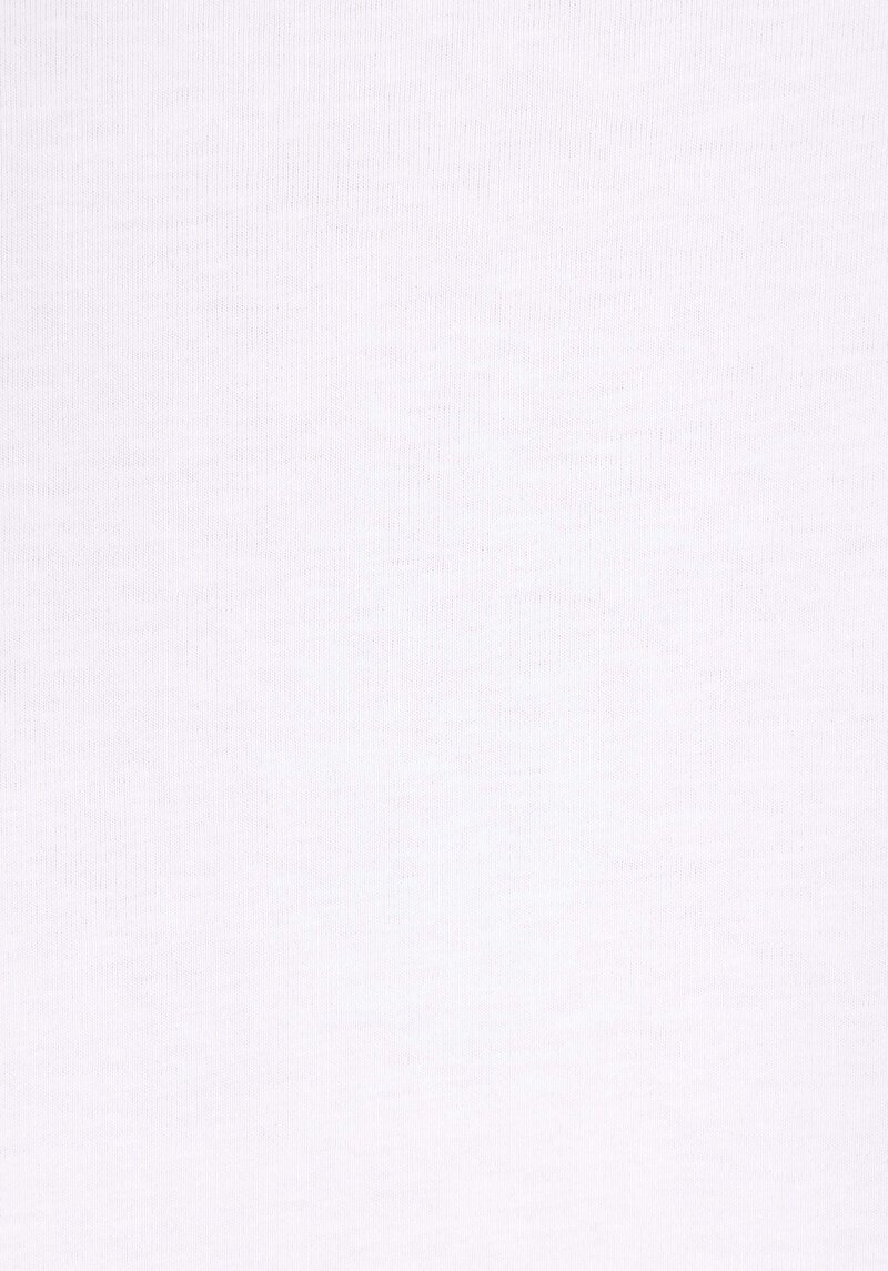 Imagine a Regular Fit Round Neck Imprimat Tricou Alb Cu Mânecă Scurtă Pentru Femei