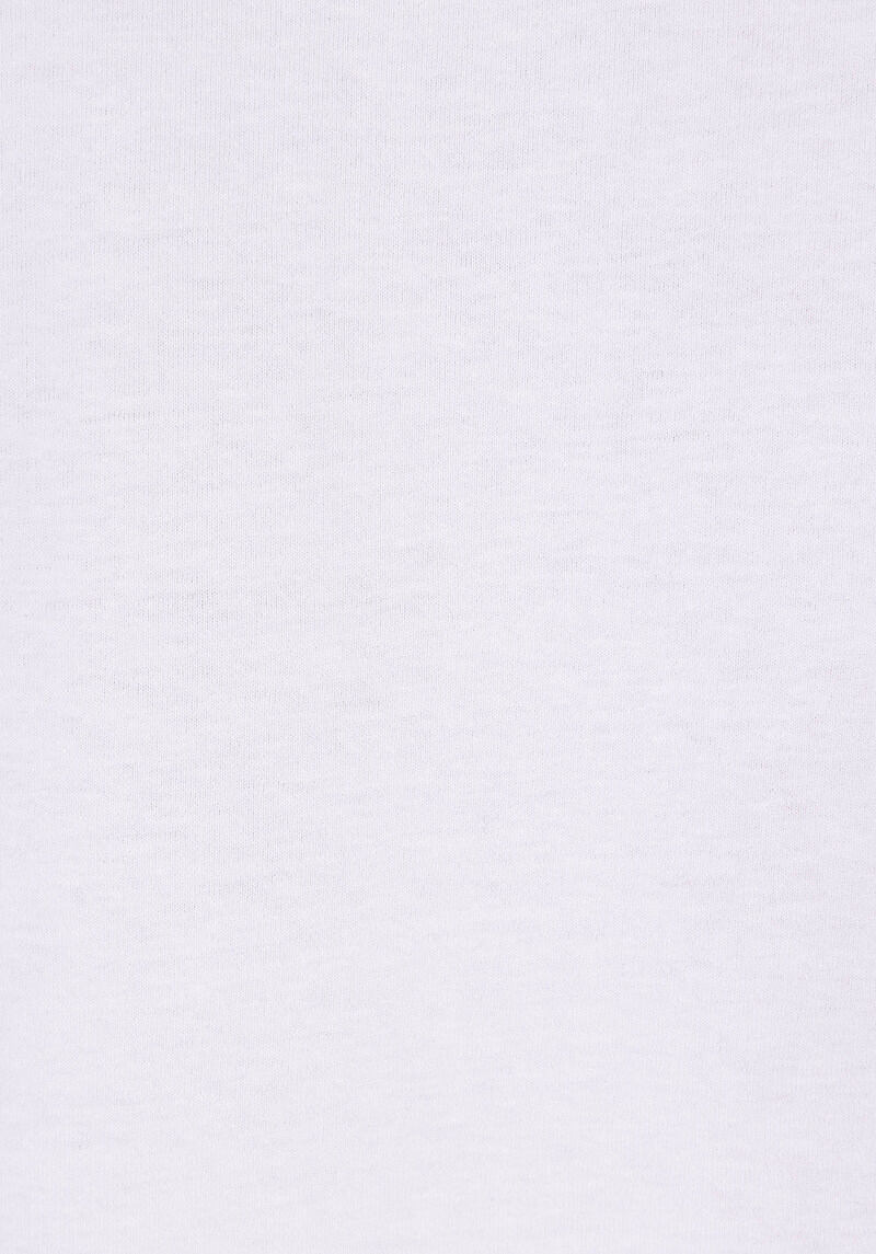 Afișați detalii pentru Regular Fit Round Neck Drept Bărbați Alb Mânecă Scurtă Tricou