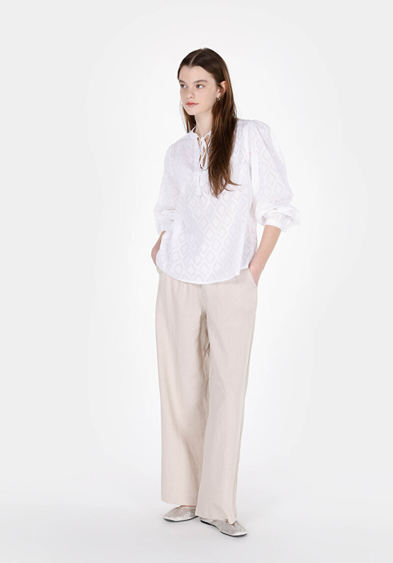 Afișați detalii pentru Cămașă Albă Pentru Femei Regular Fit