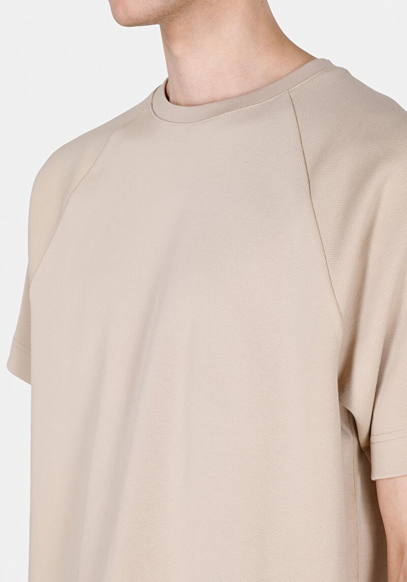 Imagine a Tricou Cu Maneca Scurta De Barbati Maro Comfort Fit Cl1070042