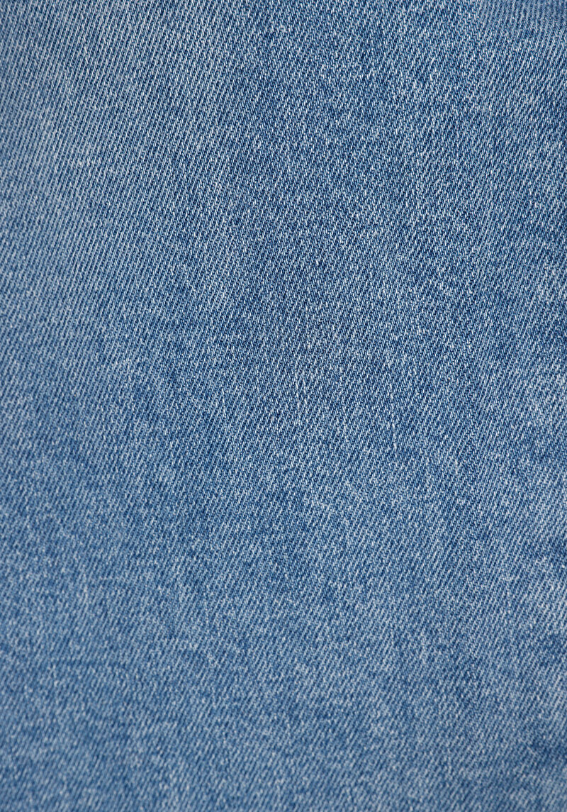 Afișați detalii pentru Mom Fit Rising Waist Shrinking Leg Blugi İndigo Pentru Femei