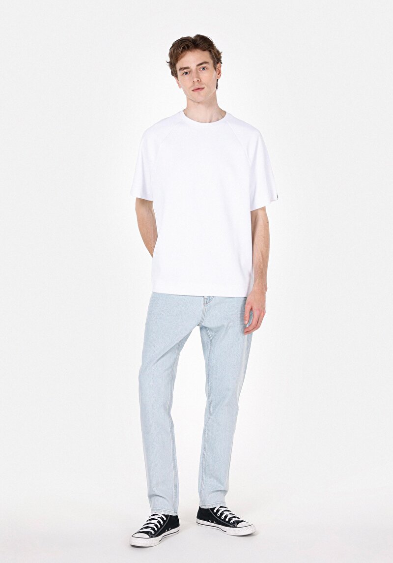 Imagine a Tricou Cu Maneca Scurta De Barbati Alb Comfort Fit Cl1070042