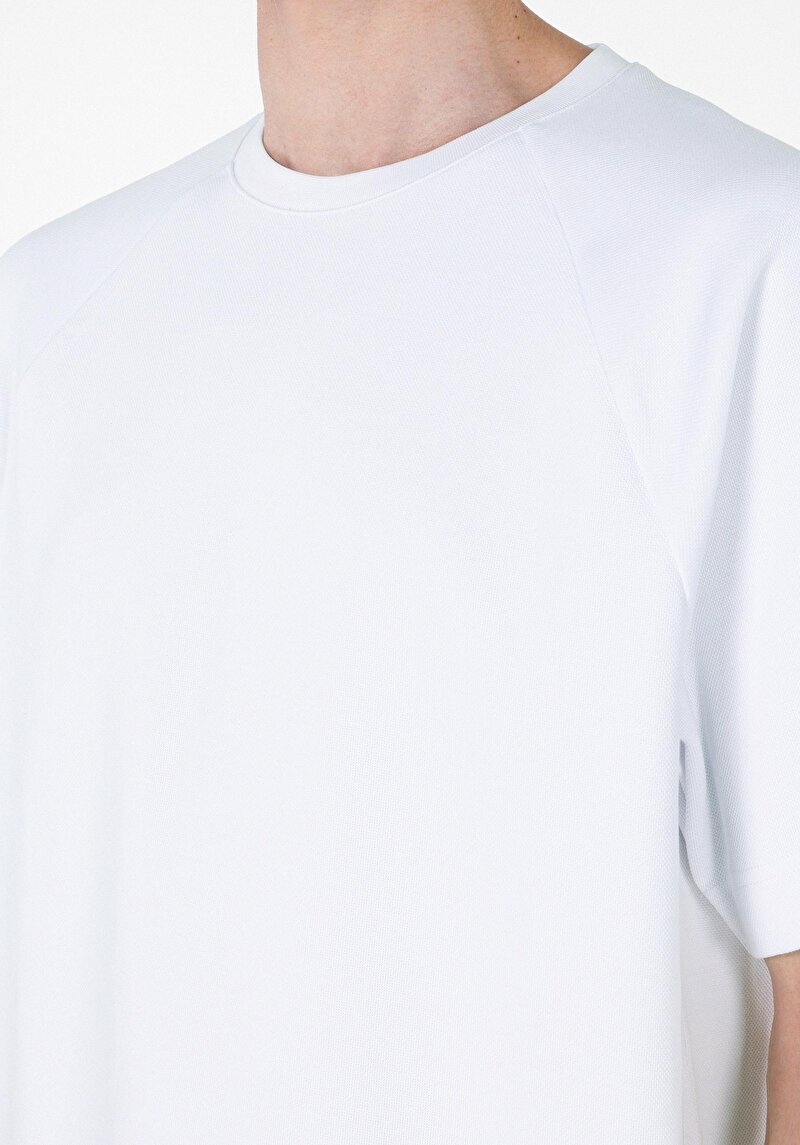 Imagine a Tricou Cu Maneca Scurta De Barbati Alb Comfort Fit Cl1070042