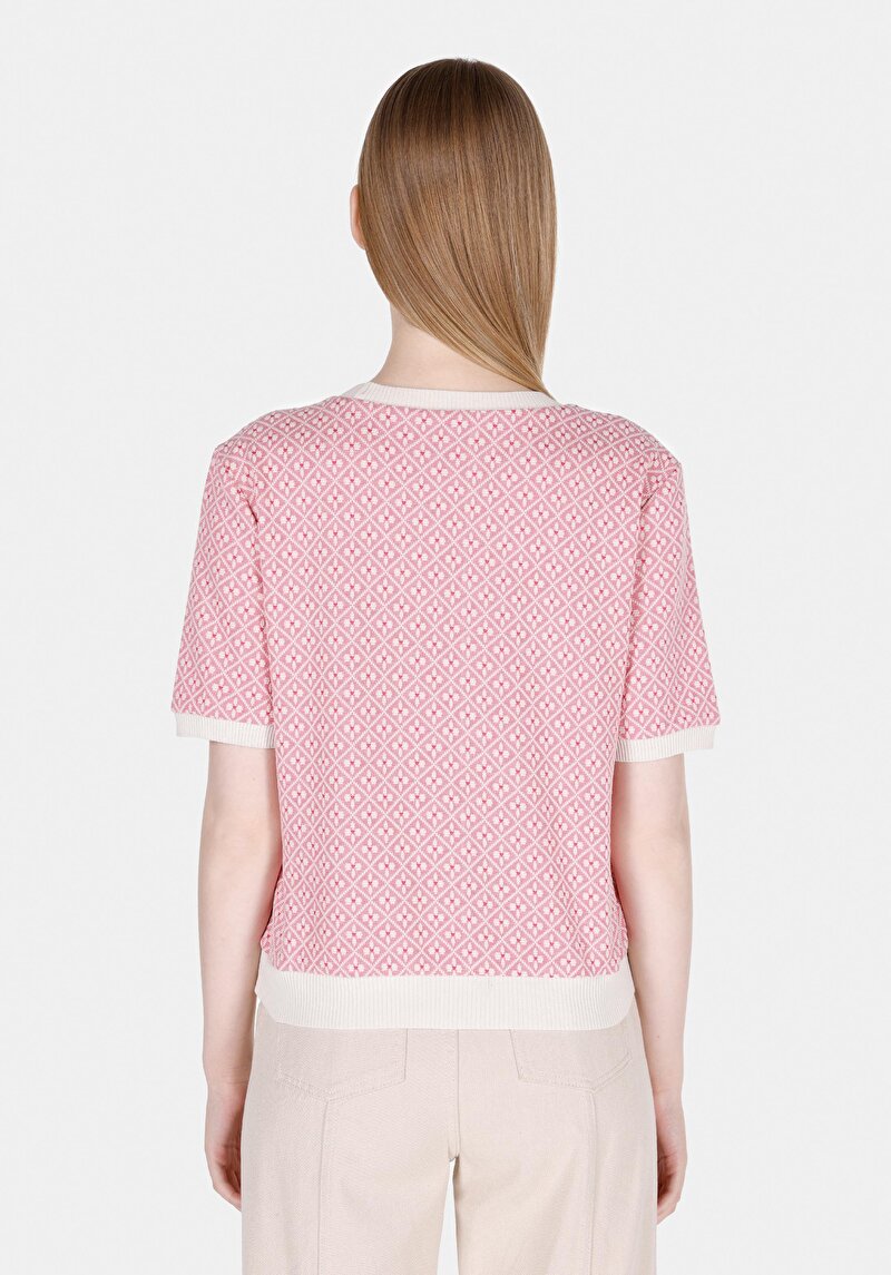 Imagine a Tricou Roz Pentru Femei Regular Fit