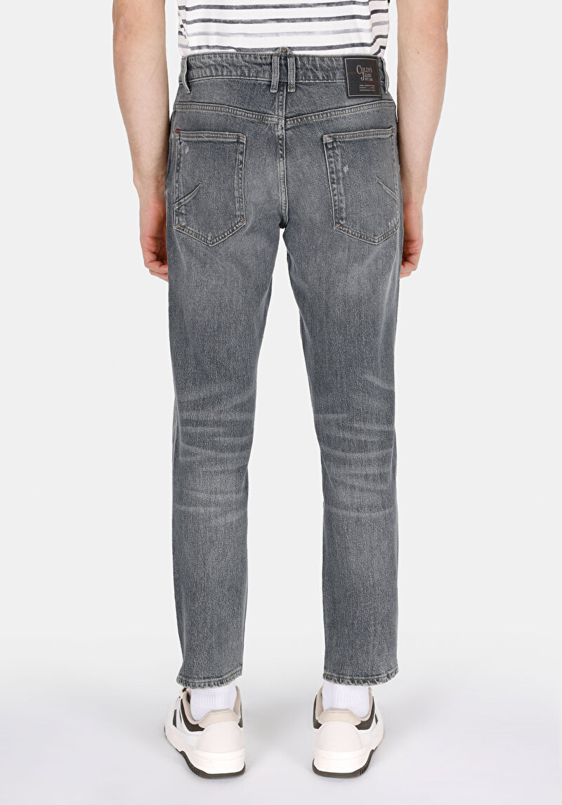 Imagine a Blugi Antracit Pentru Bărbați Regular Fit