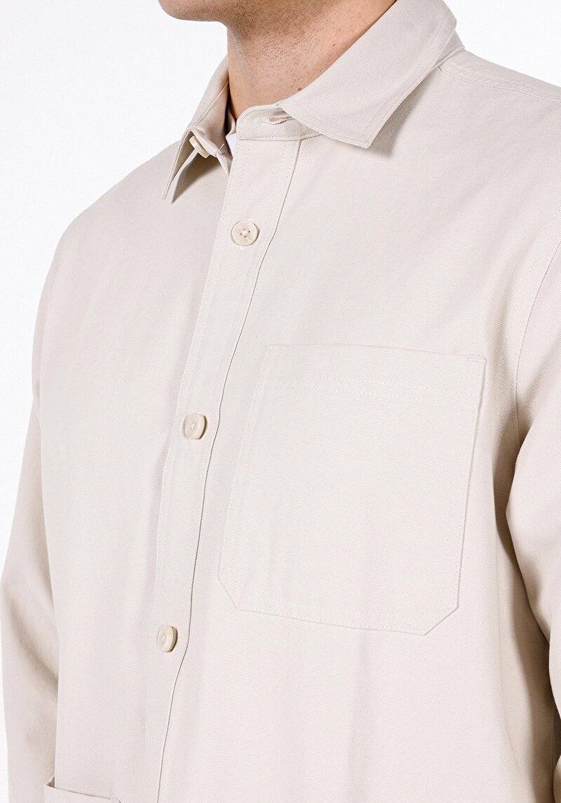 Afișați detalii pentru Jachetă De Barbati Ecru Comfort Fit  Cl1072115