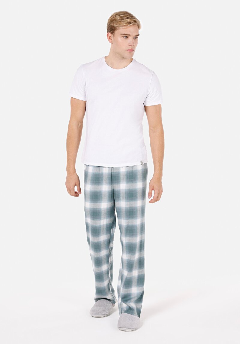 Imagine a Pantaloni De Barbati Verde Comfort Fit  Cl1072126