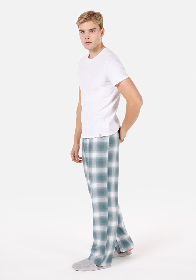 Imagine a Pantaloni De Barbati Verde Comfort Fit Cl1072126