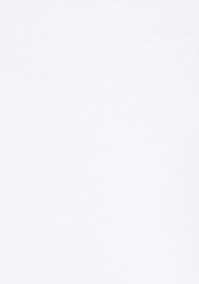 Imagine a Regular Fit Round Neck Imprimat Tricou Alb Cu Mânecă Scurtă Pentru Femei