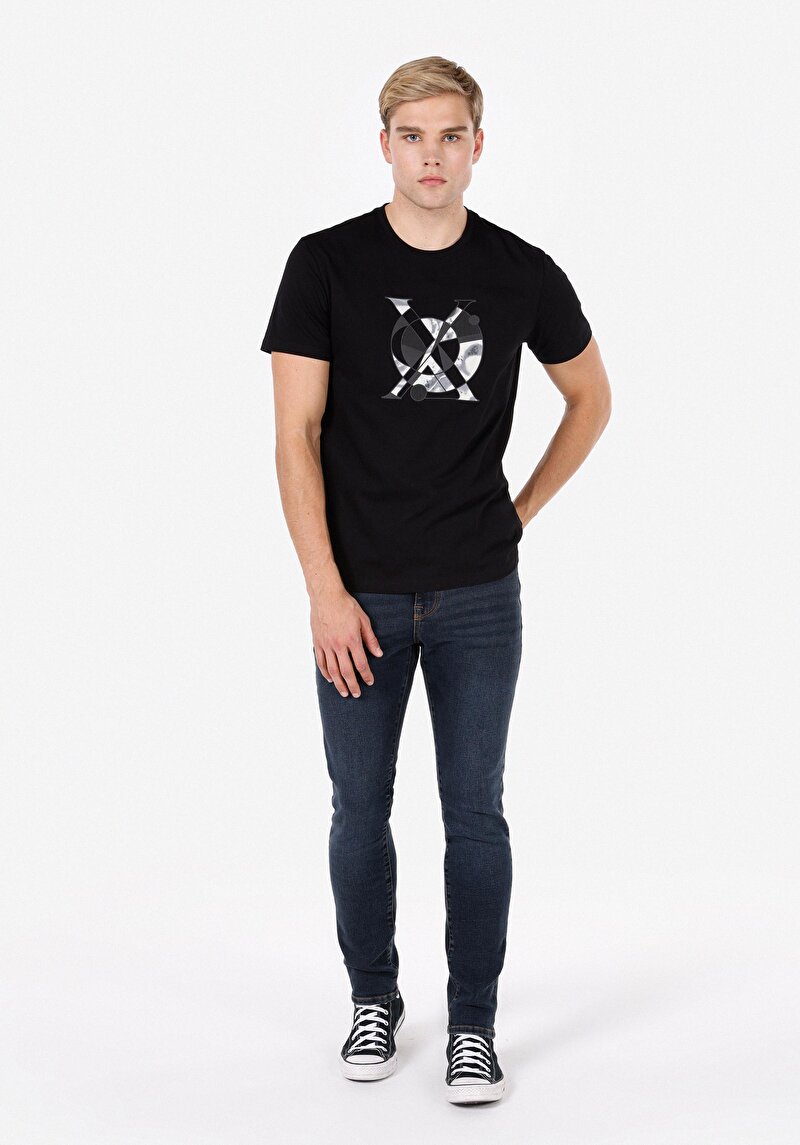 Imagine a Pantaloni De Barbati Albastru Marin Slim Fit 041 Danny Cl1072202