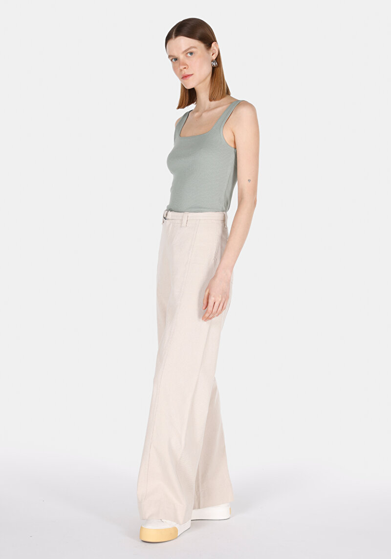 Afișați detalii pentru Maiou De Dama Verde Slim Fit  Cl1073552