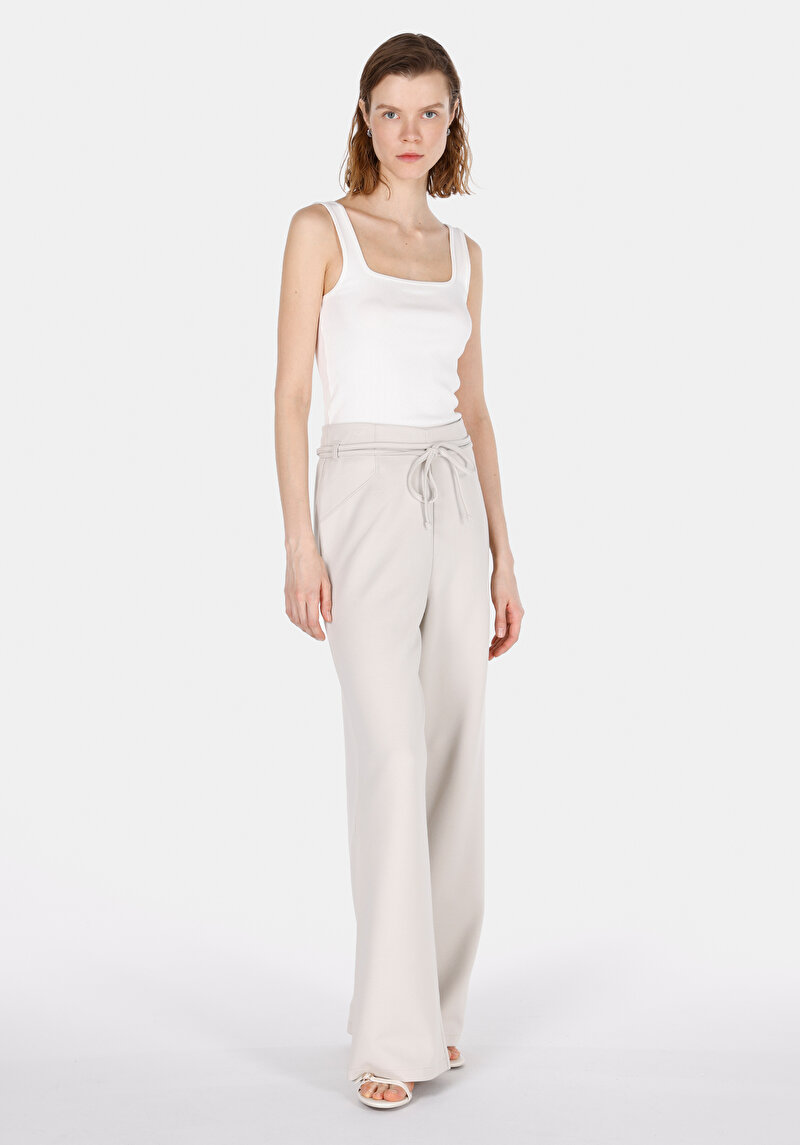 Imagine a Maiou De Dama Alb Slim Fit Cl1073552