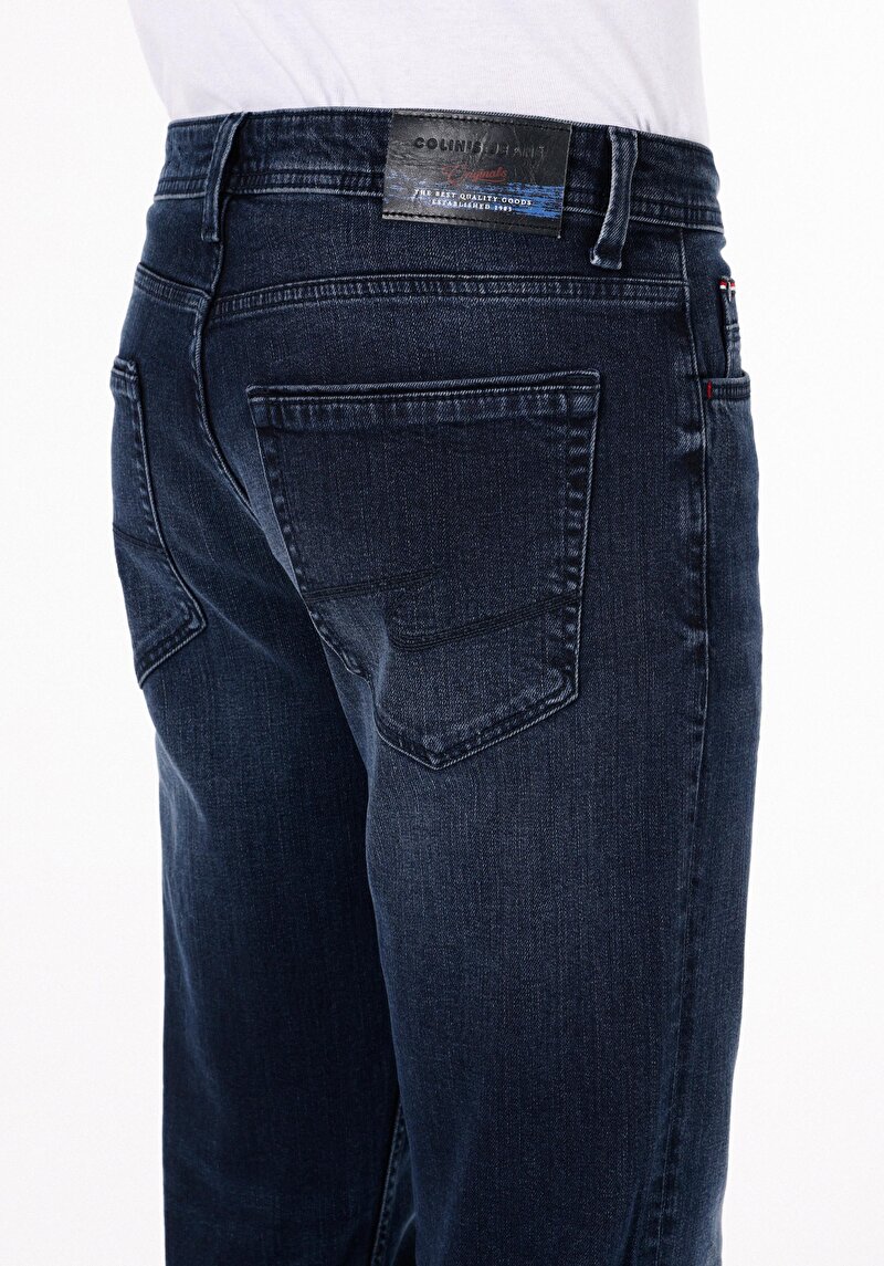 Afișați detalii pentru Pantaloni De Barbati Negru Regular Fit 045 David Cl1072233