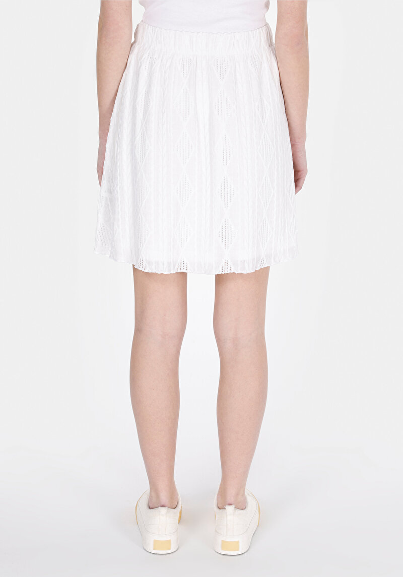 Imagine a Fusta De Dama Alb Regular Fit Cl1074554