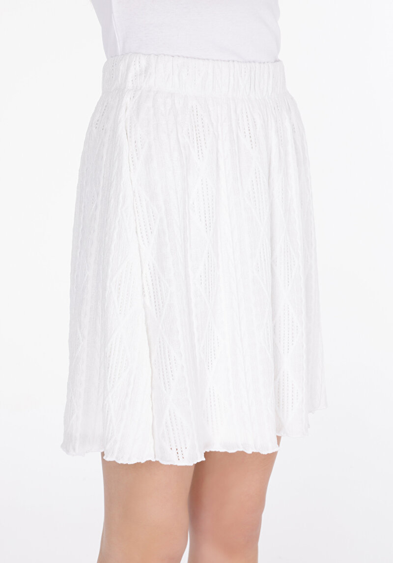 Imagine a Fusta De Dama Alb Regular Fit Cl1074554