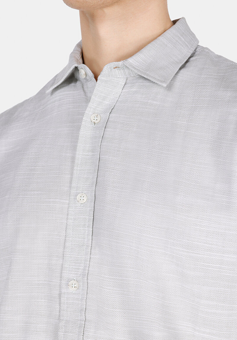 Imagine a Cămașă Regular Fit Cămașă Drept Bărbați Verde Cămașă Cu Manșon Lung