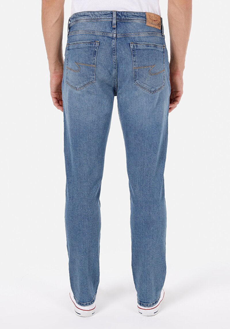 Afișați detalii pentru Pantaloni De Barbati Albastru Regular Fit 067 Jack Cl1072241